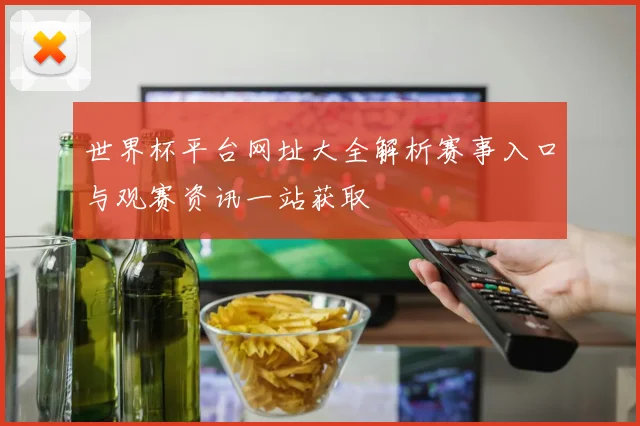 世界杯平台网址大全解析赛事入口与观赛资讯一站获取