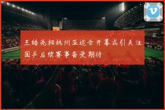 王皓亮相杭州亚运会开幕式引关注国乒后续赛事备受期待